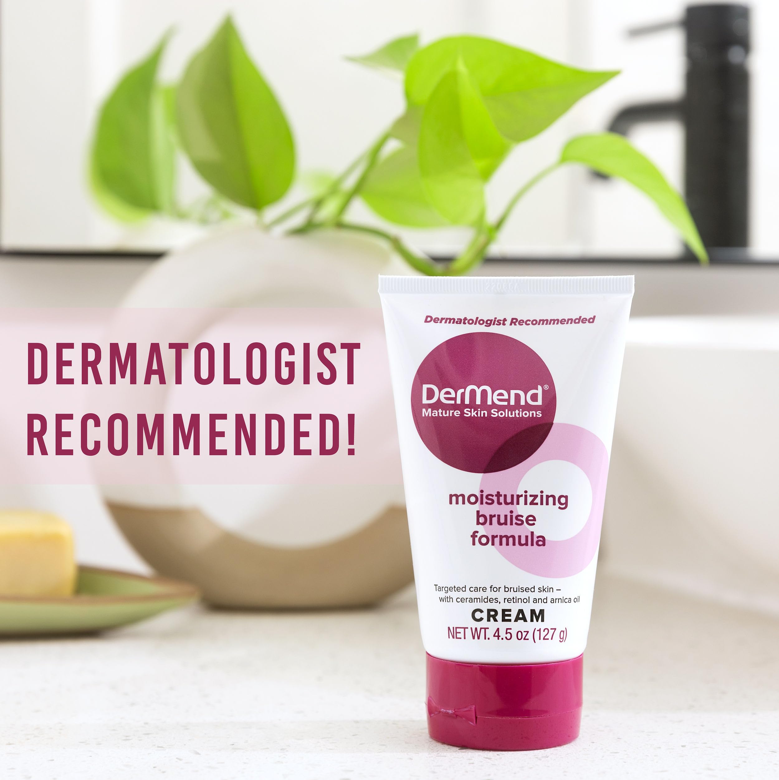 Dermend Arnica Bruise Cream with Vitamin K – Moisturizer for Bruising (4.5 oz)