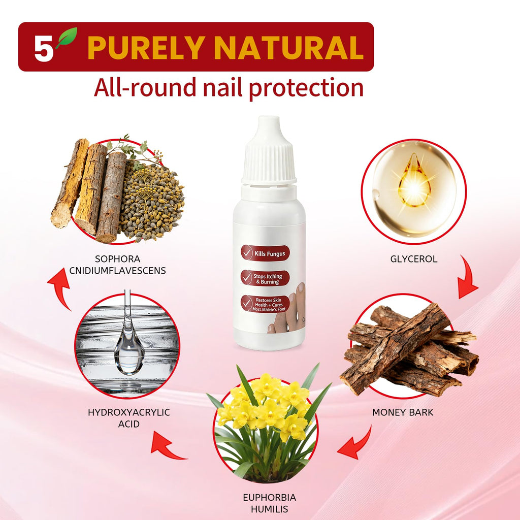 DERMFREE Fungi Nail Treatment Extra Strength for Thick and Discolored Nails | Toenail Renewal Serum