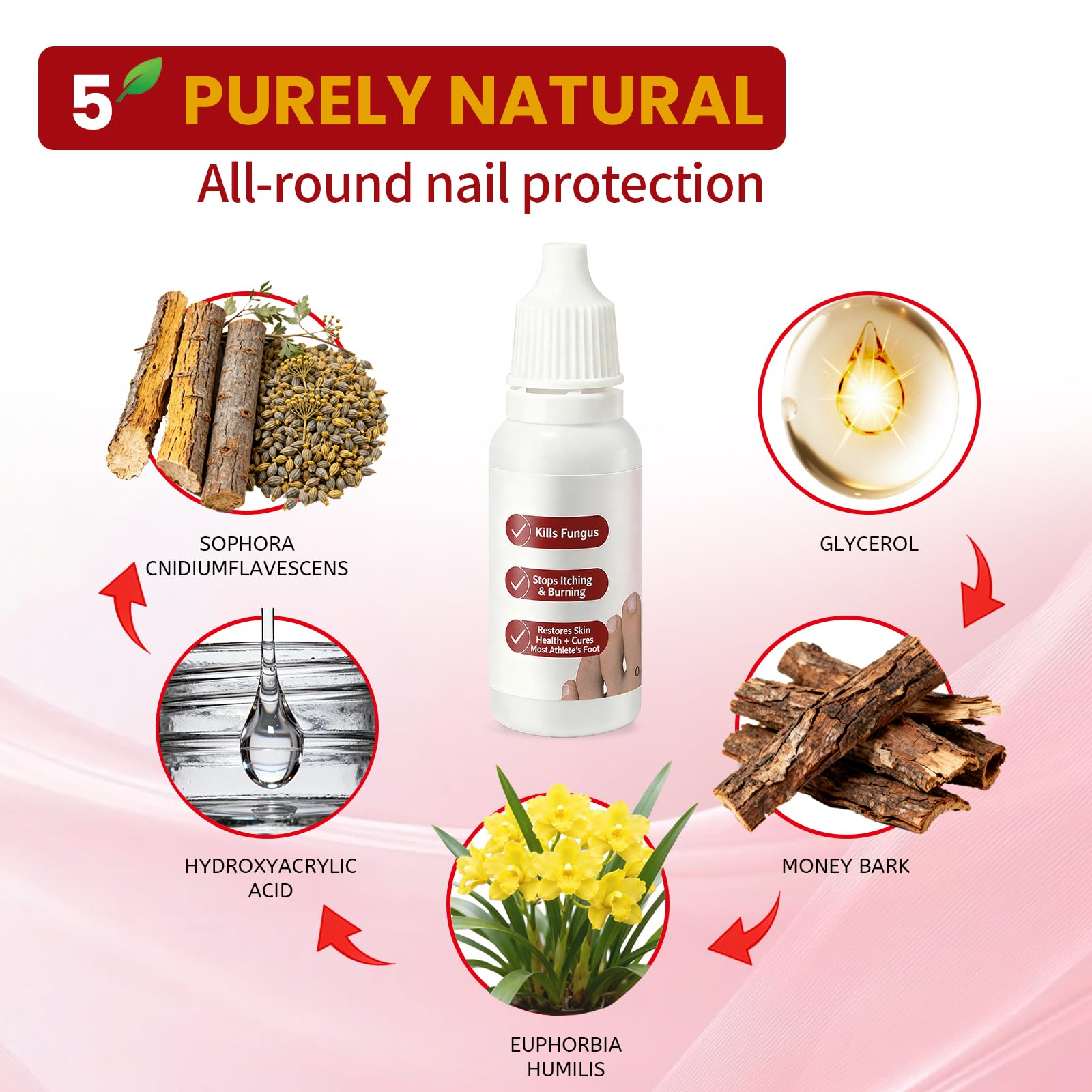 DERMFREE Fungi Nail Treatment Extra Strength for Thick and Discolored Nails | Toenail Renewal Serum