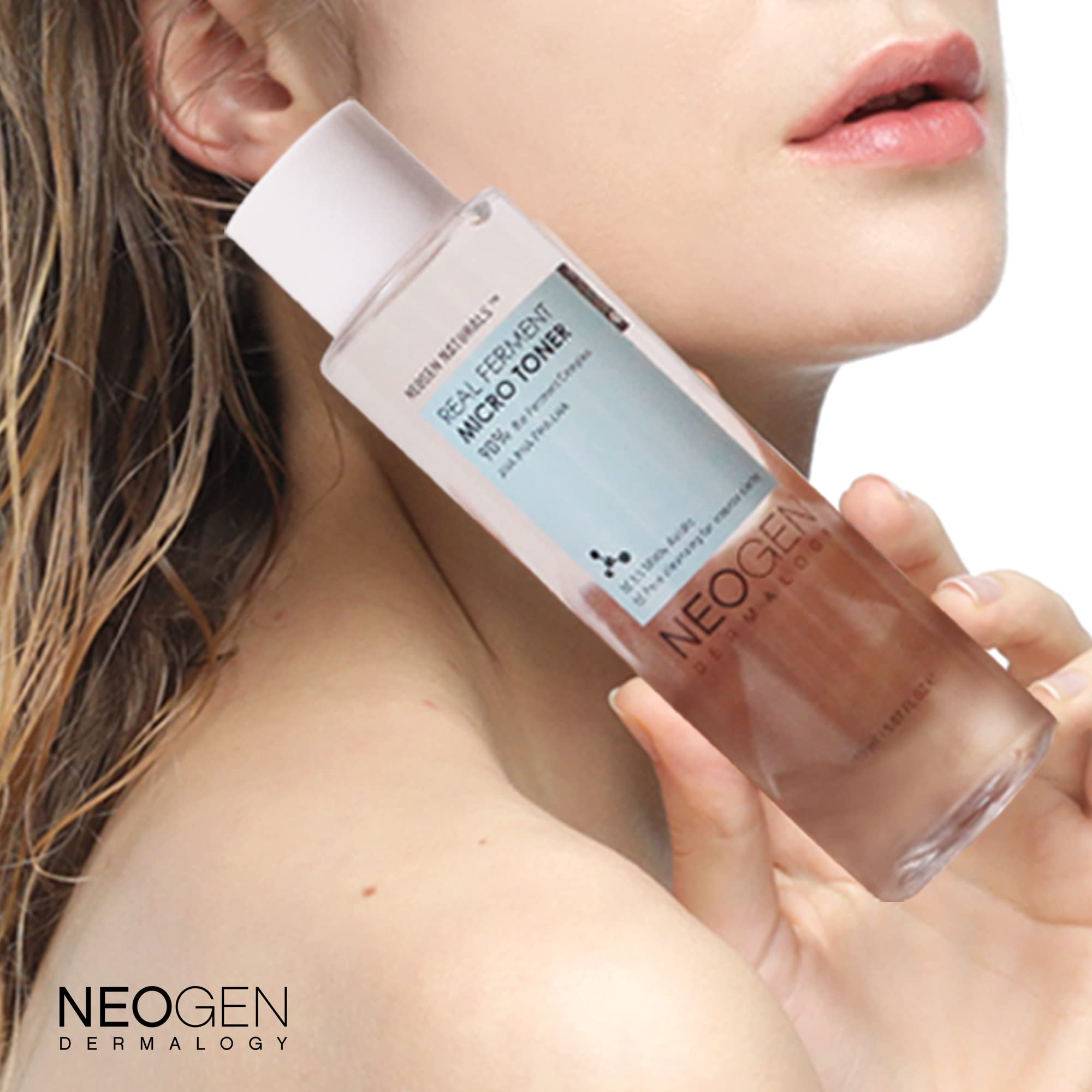 [K-Beauty] Neogen Dermalogy Real Ferment Micro Toner | Gentle Face Toner with Triple Hyaluronic Acid & AHA, BHA, PHA, LHA Gentle Exfoliation 5.07 fl oz