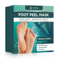 DERMORA Foot Peel Mask – Exfoliating Foot Masks for Dry, Cracked Feet & Callus Removal | Pack of 2 | Regular Size