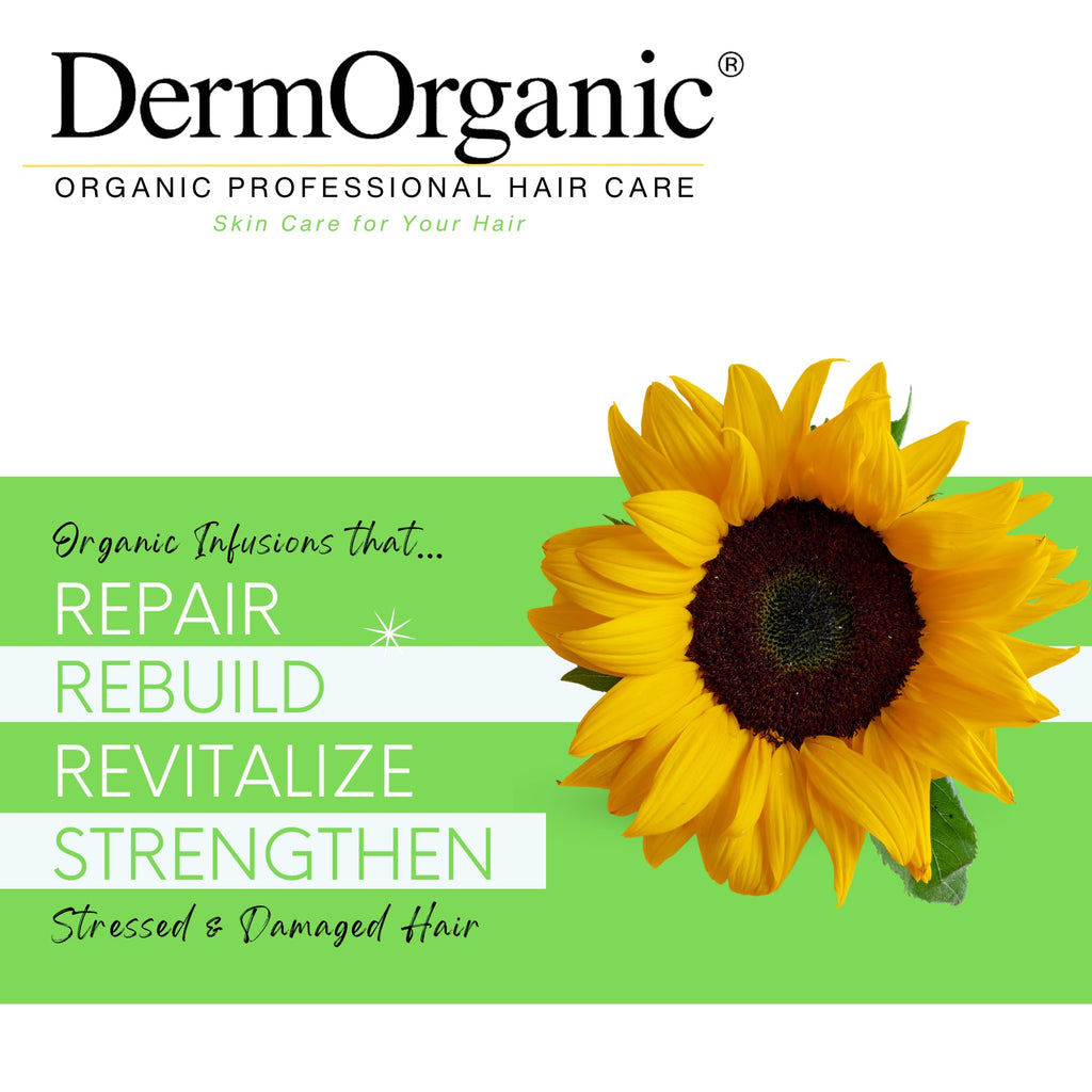 DermOrganic 8-Way Thermal Spray — Heat Protection, Color Guard & Frizz Control