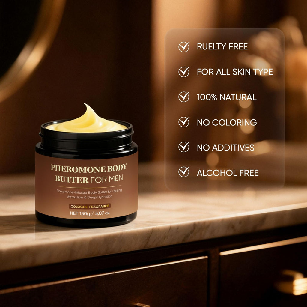 Derperzi Pheromone Body Butter for Men – Deep Hydration & Long-Lasting Fragrance