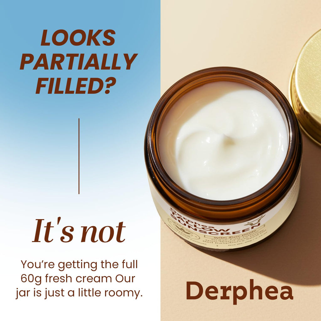 DERPHEA SPF 50 Natural Beef Tallow Sunscreen – Gentle Daily Sun Care for Extremely Sensitive, Acne-Prone & Kid-Safe Skin