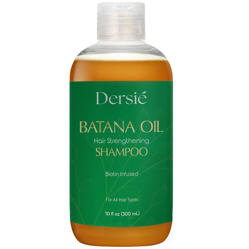 Dersie Batana Oil Shampoo – 10 fl oz for Natural Hair Growth & Nourishment