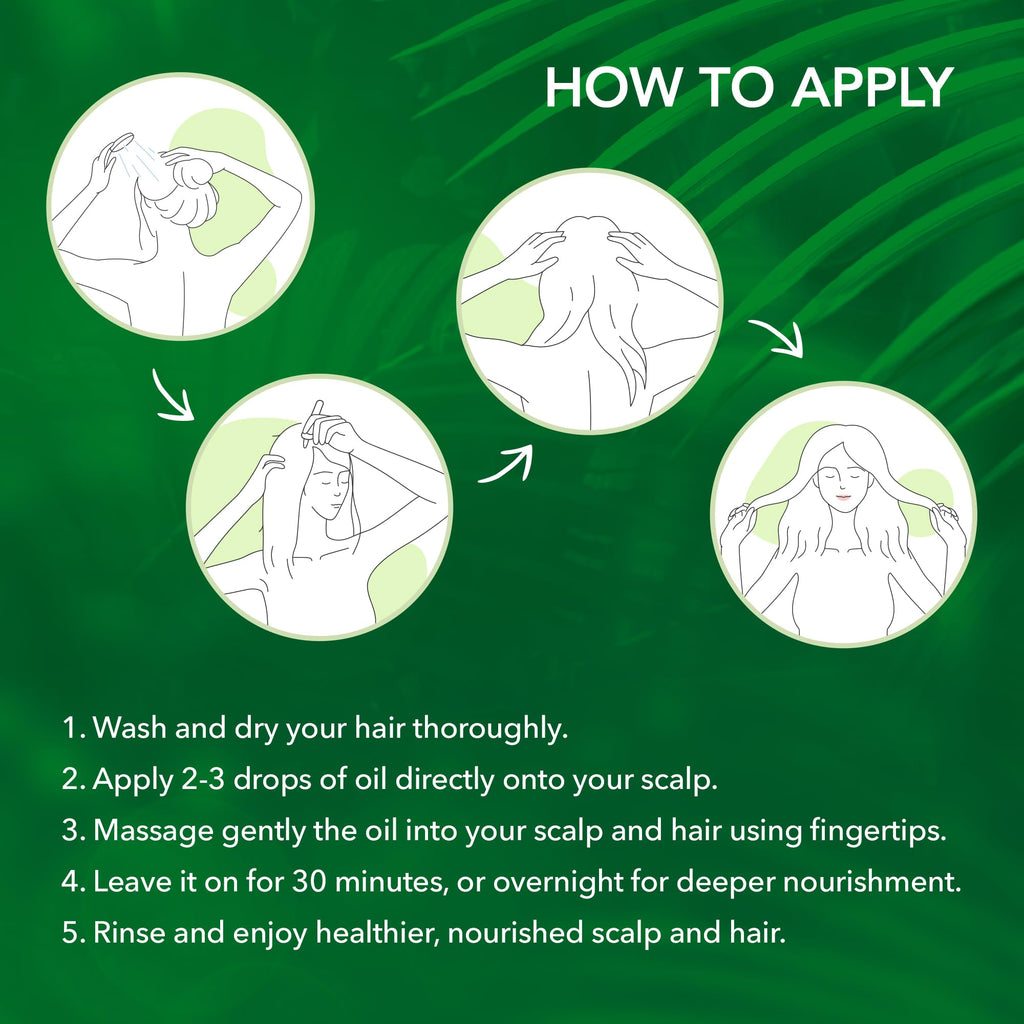 Dersie Scalp Oil for Hair Loss & Thinning Hair – Batana, Rosemary & Tea Tree (60mL)