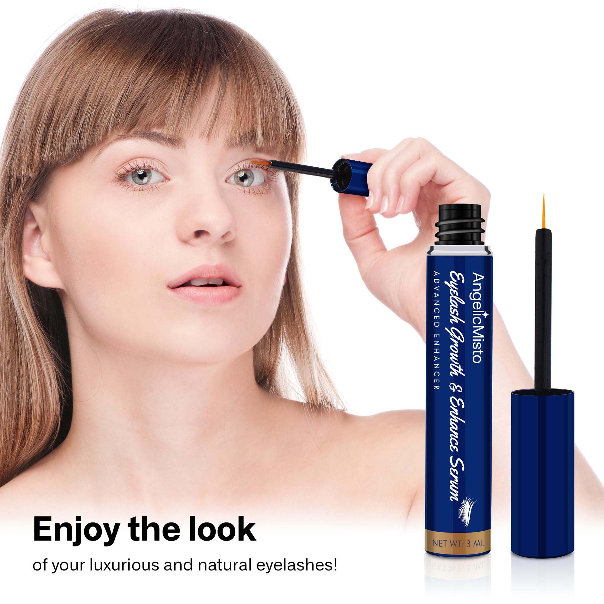 Dersie Eyelash Growth Serum – Grow Lashes in 4 Weeks, 3ML