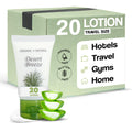 Desert Breeze Travel Size Hotel Lotion – 20 Count, 1 oz Bottles | Green Tea & Lemongrass Scent