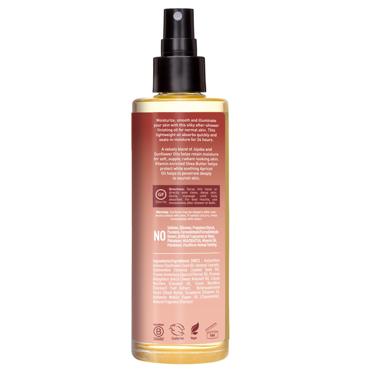 Desert Essence Jojoba & Sunflower Body Oil Spray – 8.28 fl oz (Pack of 2) – Vegan, Cruelty-Free