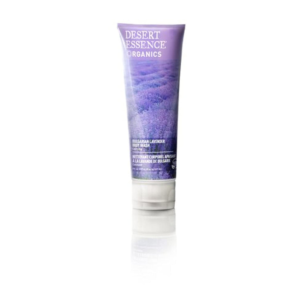Desert Essence Bulgarian Lavender Body Wash – Gentle Cleansing and Soothing Skin (8 fl oz)