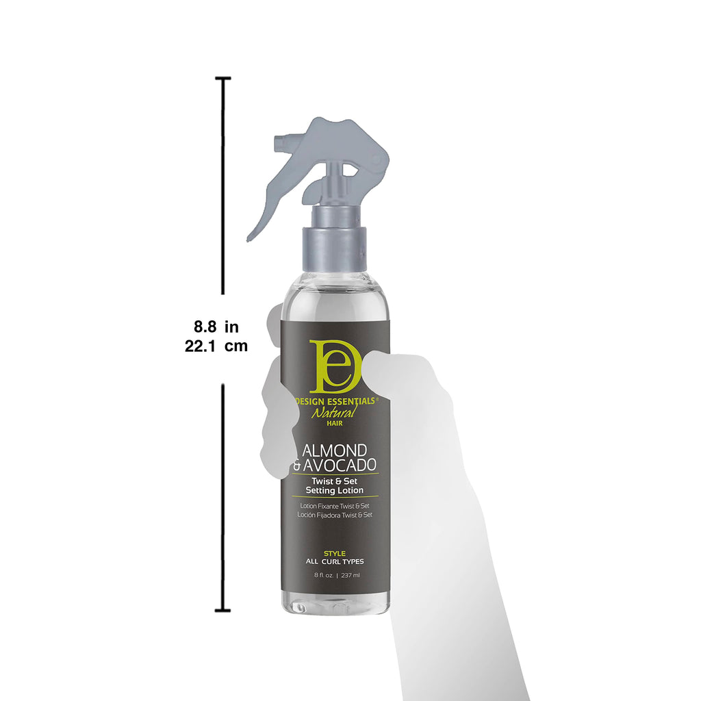 Design Essentials Natural Twist and Set Setting Lotion, 8 Fl Oz – Quick Styling Hold