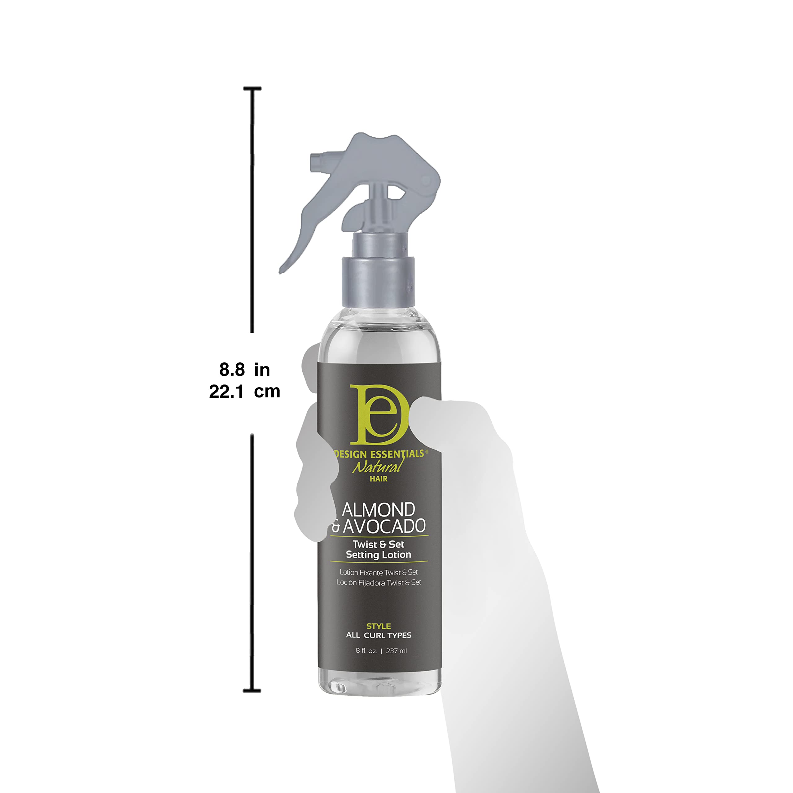 Design Essentials Natural Twist and Set Setting Lotion, 8 Fl Oz – Quick Styling Hold
