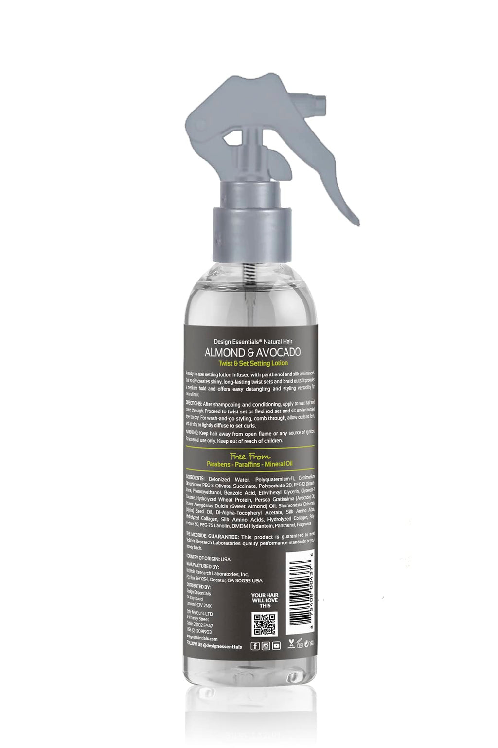 Design Essentials Natural Twist and Set Setting Lotion, 8 Fl Oz – Quick Styling Hold
