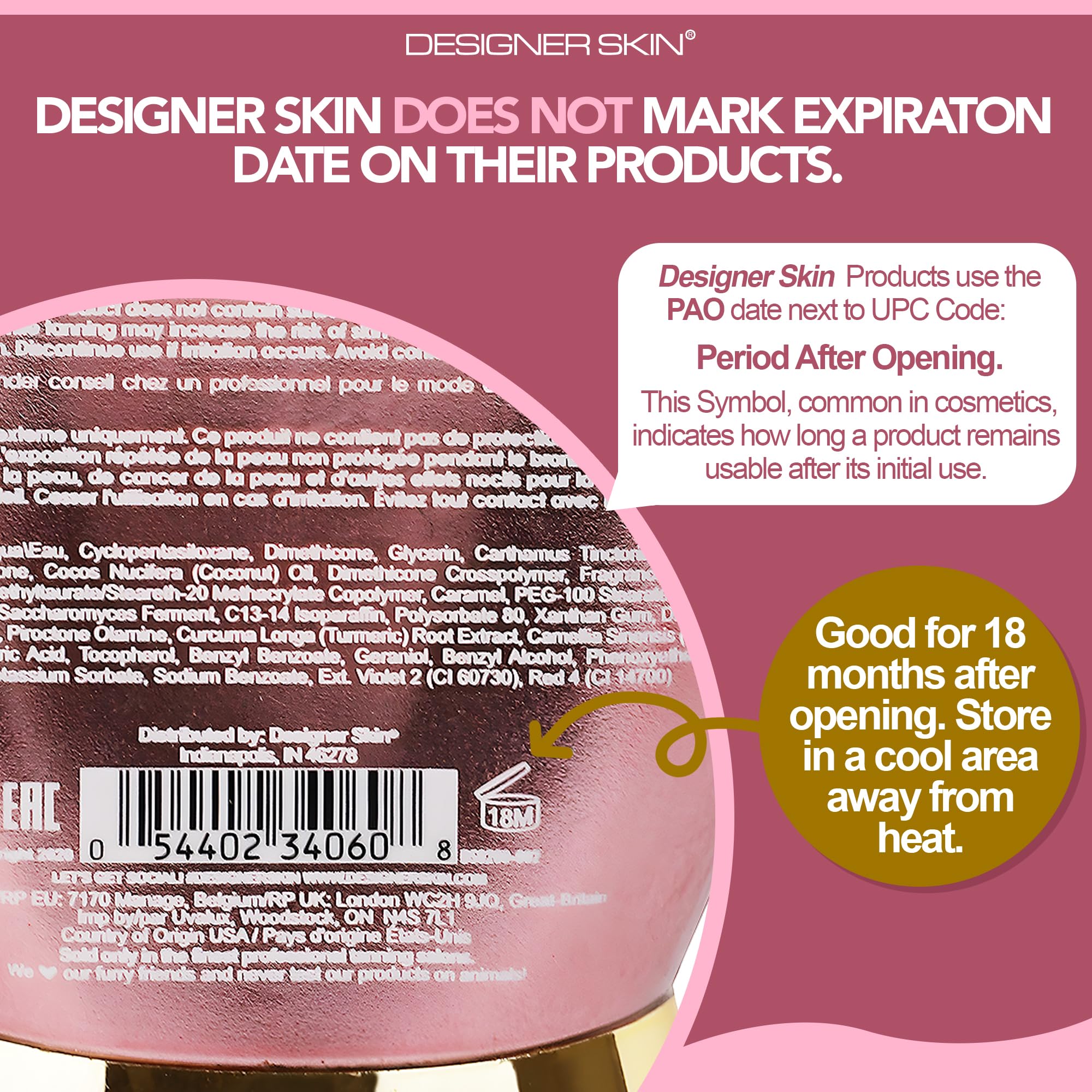 Designer Skin Misbehaved 70X Bronzer – 13.5 fl oz Tan Lotion