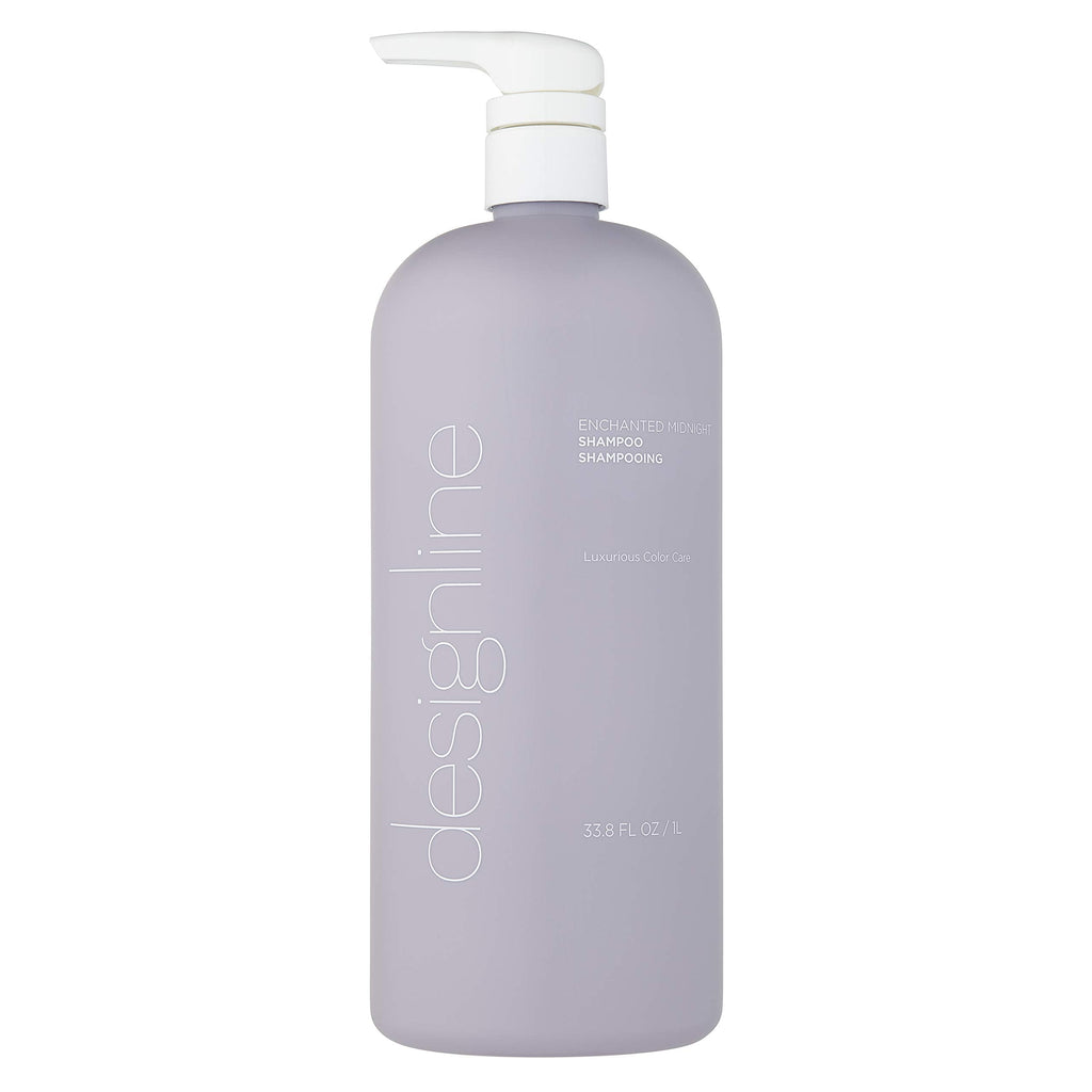 DESIGNLINE Enchanted Midnight Shampoo – Sulfate-Free, Color-Safe Cleansing with Argan Oil (33.8 oz)
