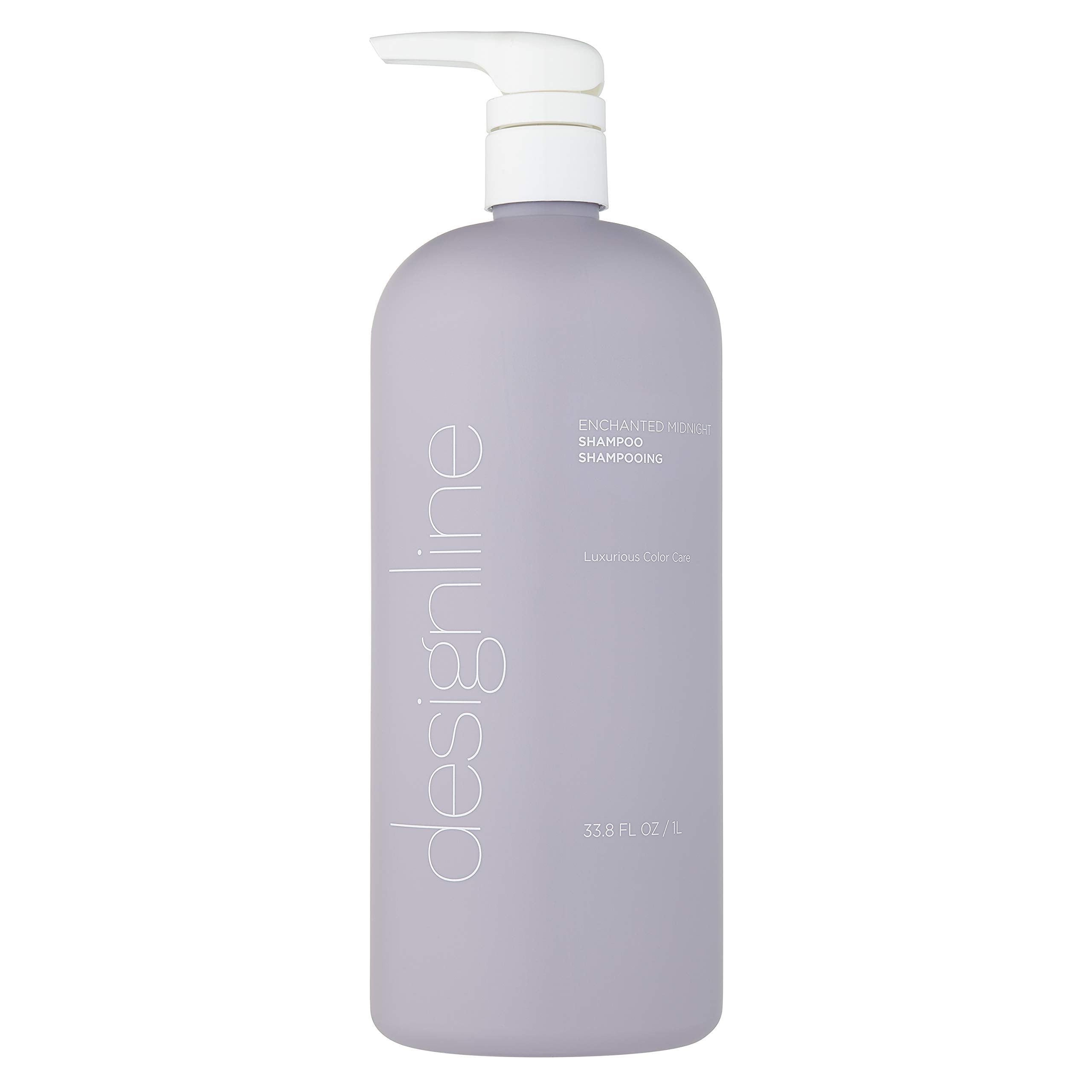 DESIGNLINE Enchanted Midnight Shampoo – Sulfate-Free, Color-Safe Cleansing with Argan Oil (33.8 oz)