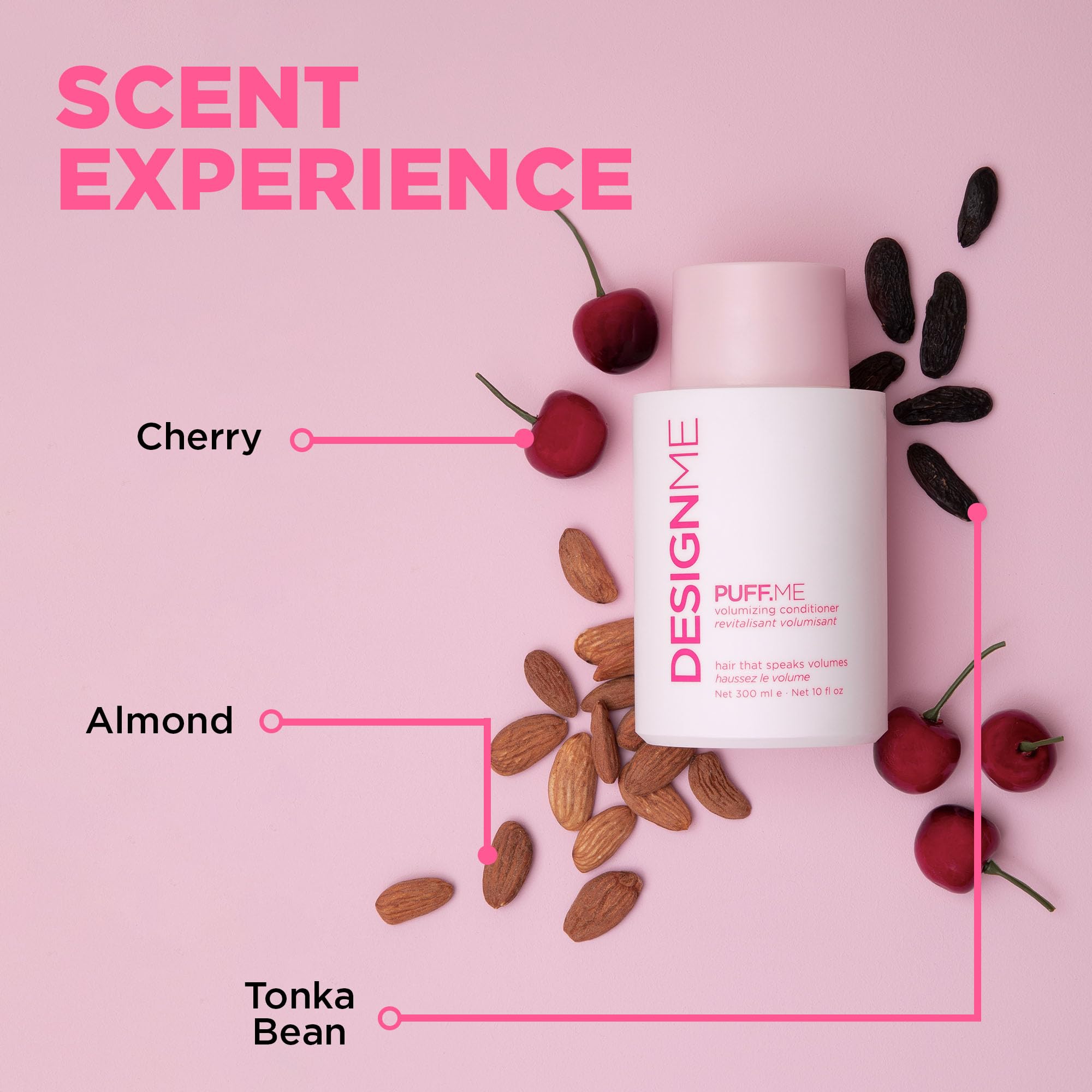 Design.Me PUFF.ME Volumizing Conditioner — Hydration, Volume & Shine for Fine & Medium Hair