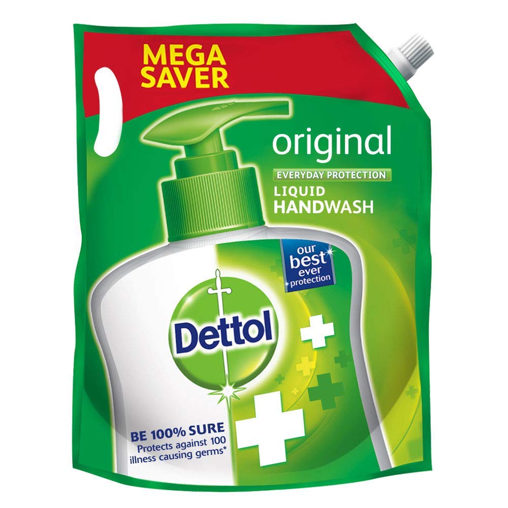 Dettol Liquid Hand Wash Refill Original – 1500 ml | Easy Top-Up