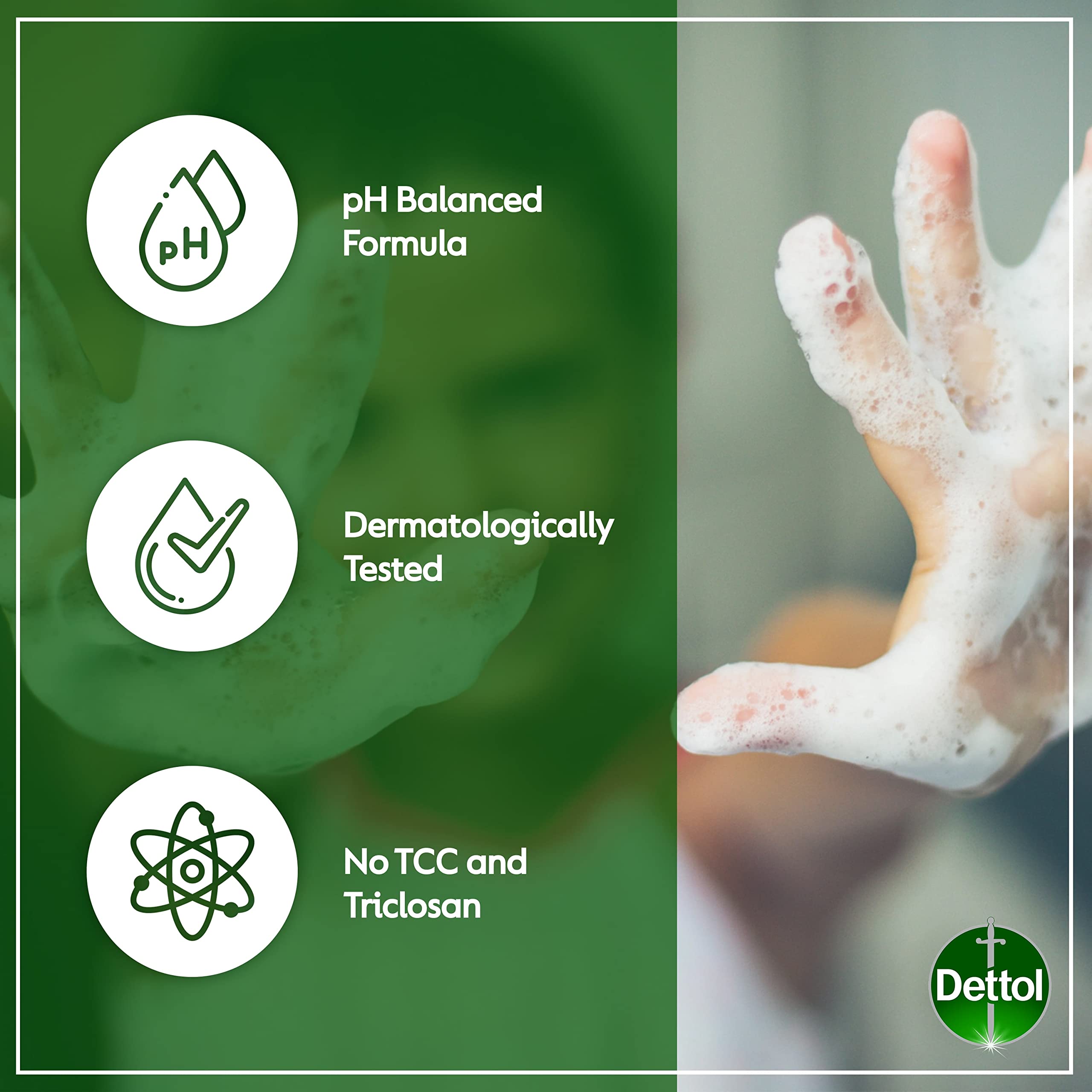 Dettol Cool Body Wash with Mint & Bergamot – Long-Lasting Freshness, 16.9 oz