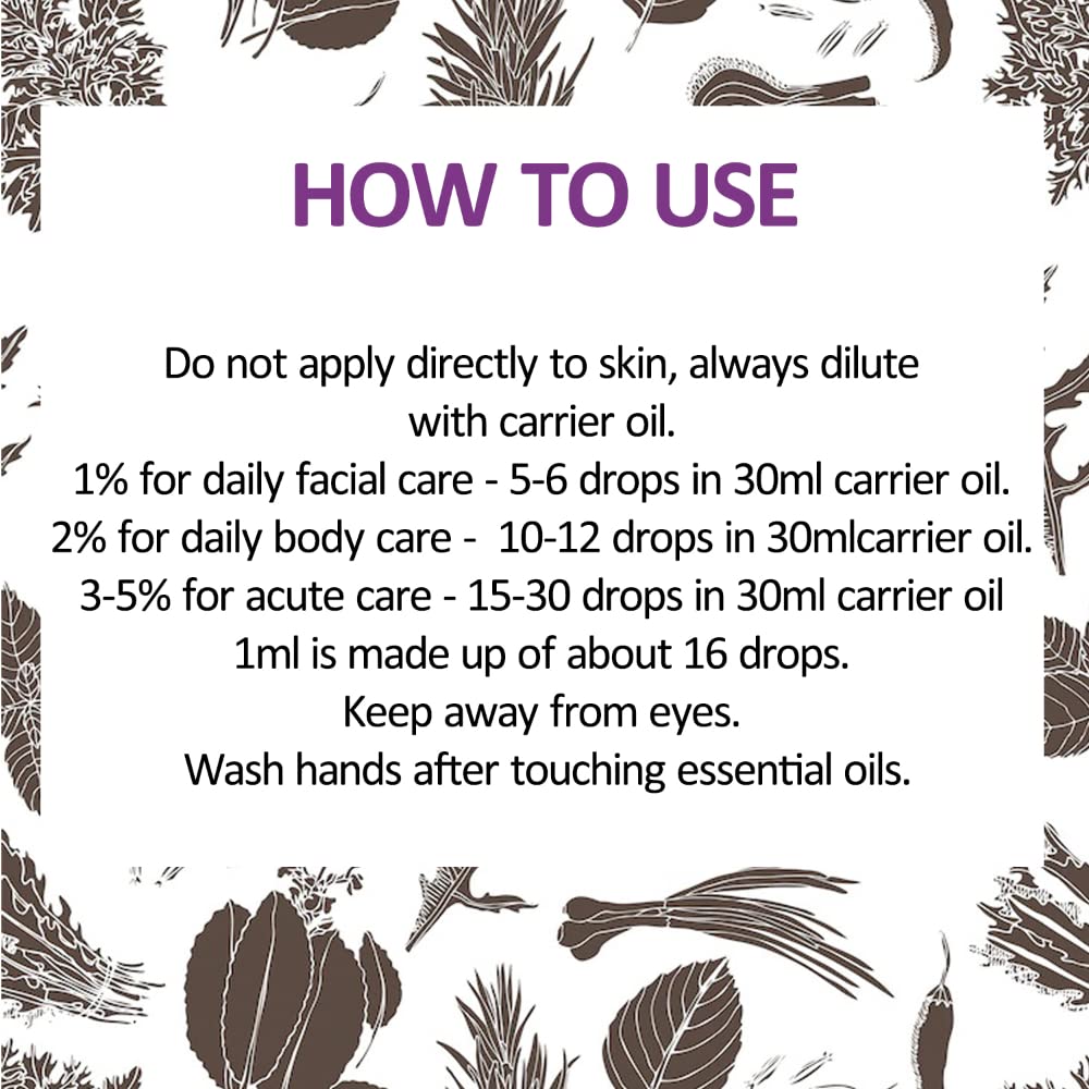 dève herbes Eucalyptus Essential Oil | Steam-Distilled 120ml with Glass Dropper | Pure & Lightweight
