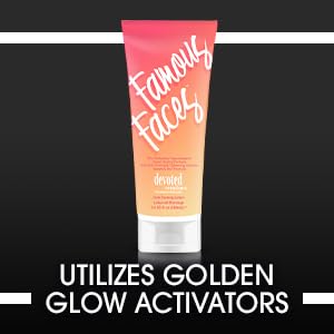 Devoted Creations Famous Faces Skin Perfecting Hypoallergenic Facial Tanning Lotion – 3.4 oz