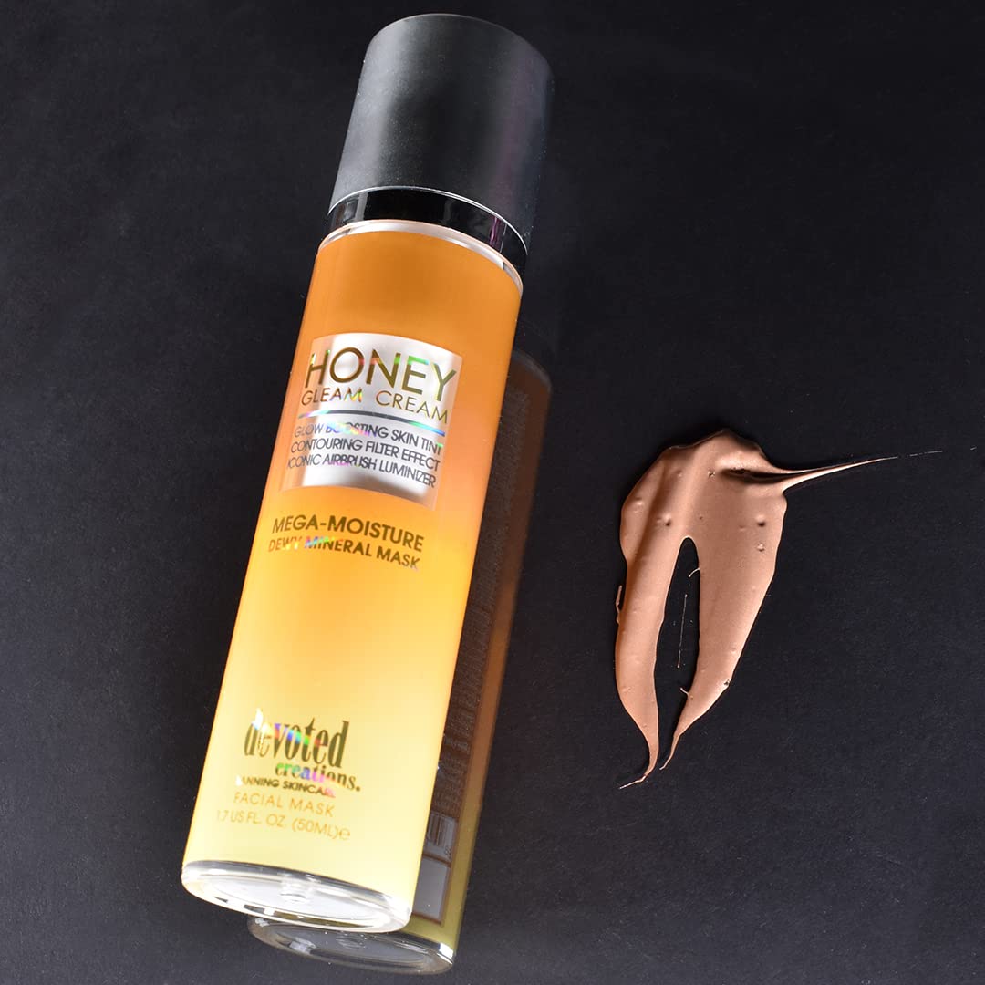 Devoted Creations Honey Gleam Cream – Glow-Boosting Skin Tint & Mineral Mask