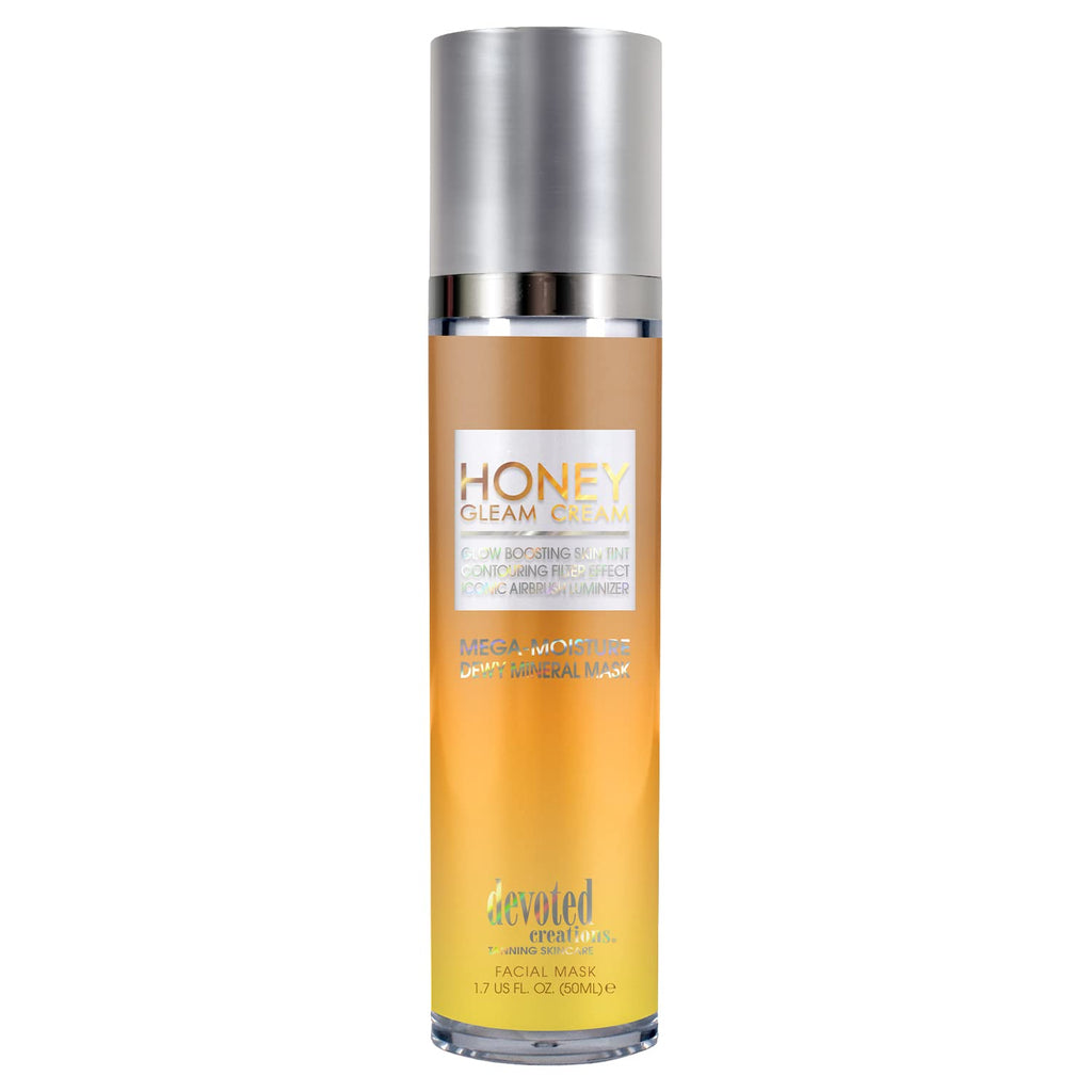 Devoted Creations Honey Gleam Cream – Glow-Boosting Skin Tint & Mineral Mask