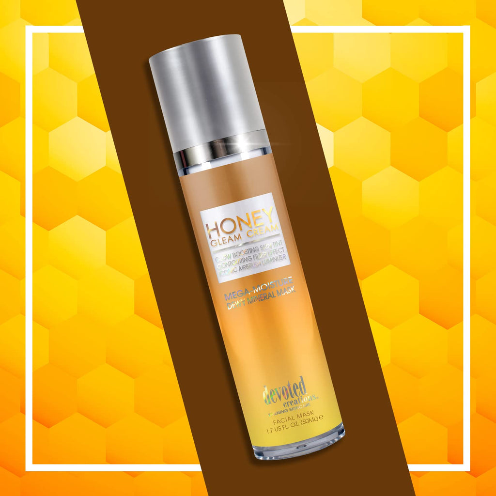 Devoted Creations Honey Gleam Cream – Glow-Boosting Skin Tint & Mineral Mask