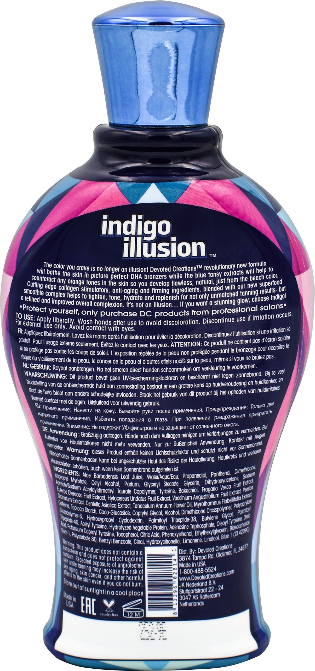 Devoted Creations Indigo Illusion Dark Tanning Lotion 12.25 oz