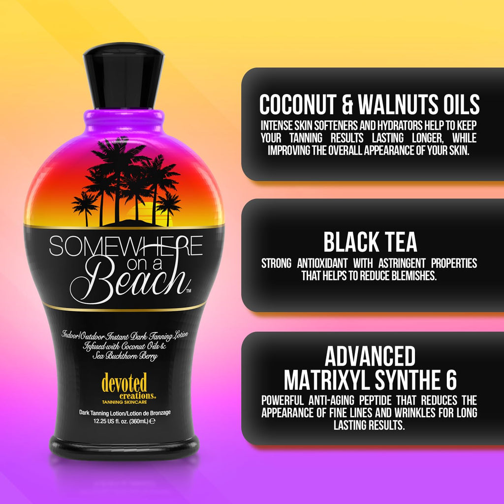 Devoted Creations Somewhere on a Beach Tanning Lotion 12.25 oz