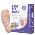 Devyonder Foot Peeling Mask 5 Pack – Exfoliate, Soften & Rejuvenate Dry Heels (Urea, Lavender & Salicylic Acid)