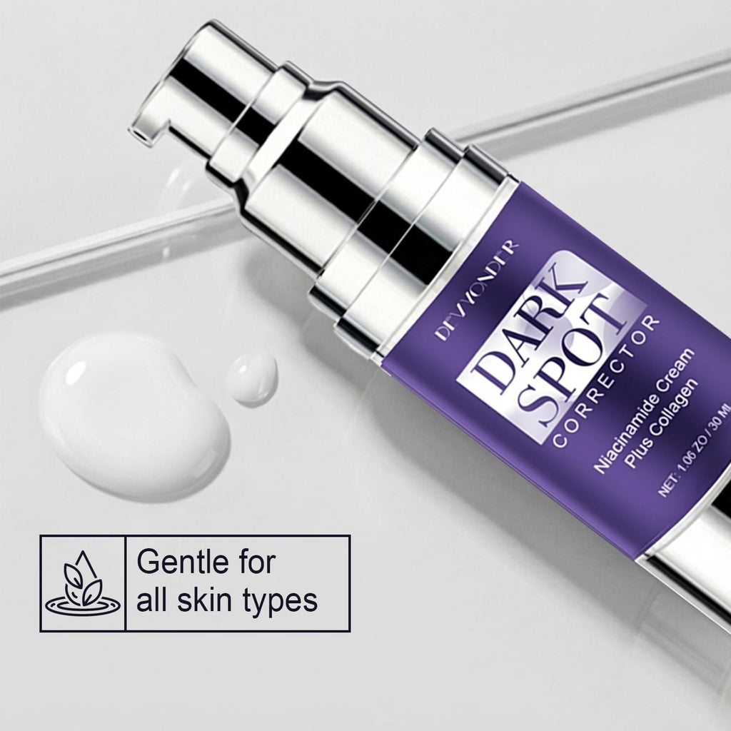 Devyonder Dark Spot Corrector & Remover Cream – Niacinamide, Hyaluronic Acid, Collagen | 1.06 oz