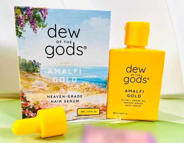 Dew Of The Gods Amalfi Gold Hair Serum — Ultra-Light, Frizz Control for All Hair Types