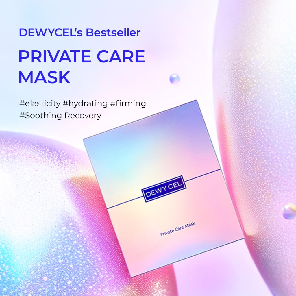 DEWYCEL Private Care Mask with Edelweiss Extract | 3-Step Glow & Hydration