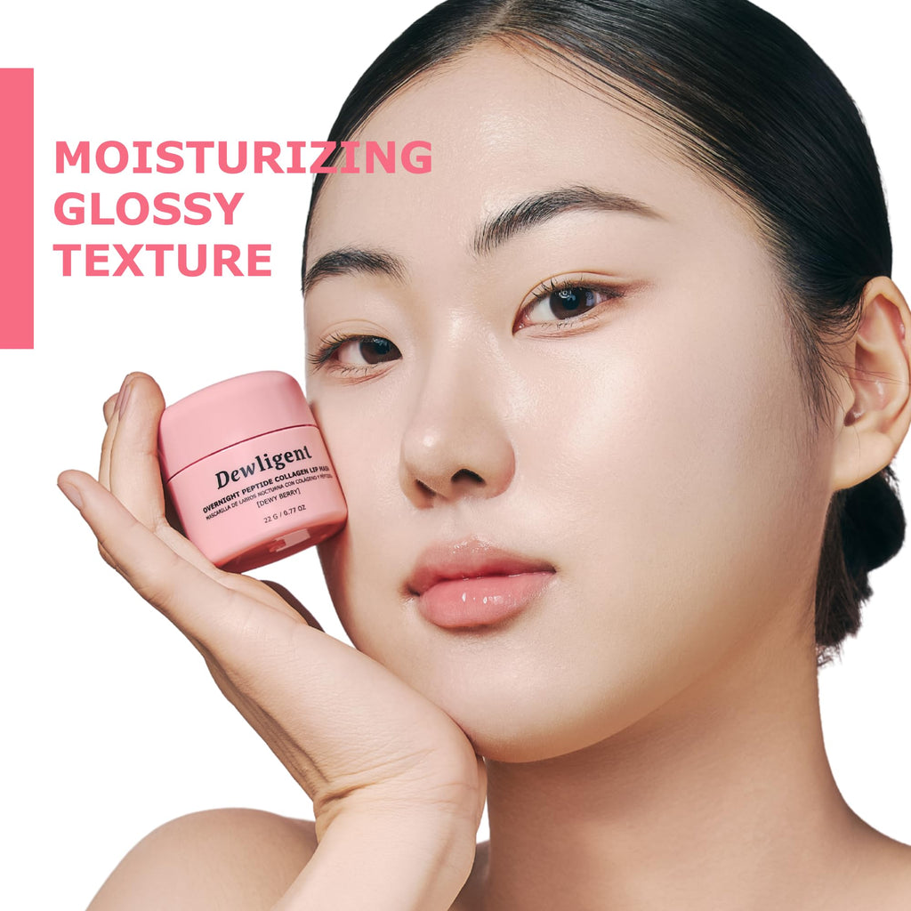 Dewligent Overnight Peptide Collagen Lip Mask – Korean Sleeping Lip Treatment