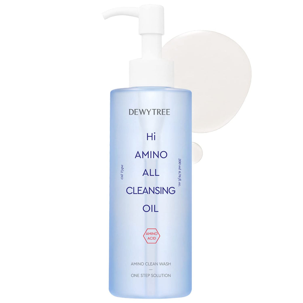 Dewytree Hi Amino All Cleansing Oil – Hydrating Deep Cleanser & Makeup Remover (6.76 fl oz)