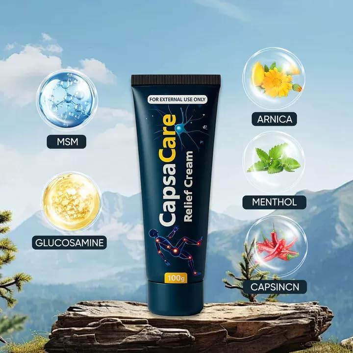 Capsacare Neuropathy Relief Cream by DFTLUUE | Neurosoothe Formula 100g