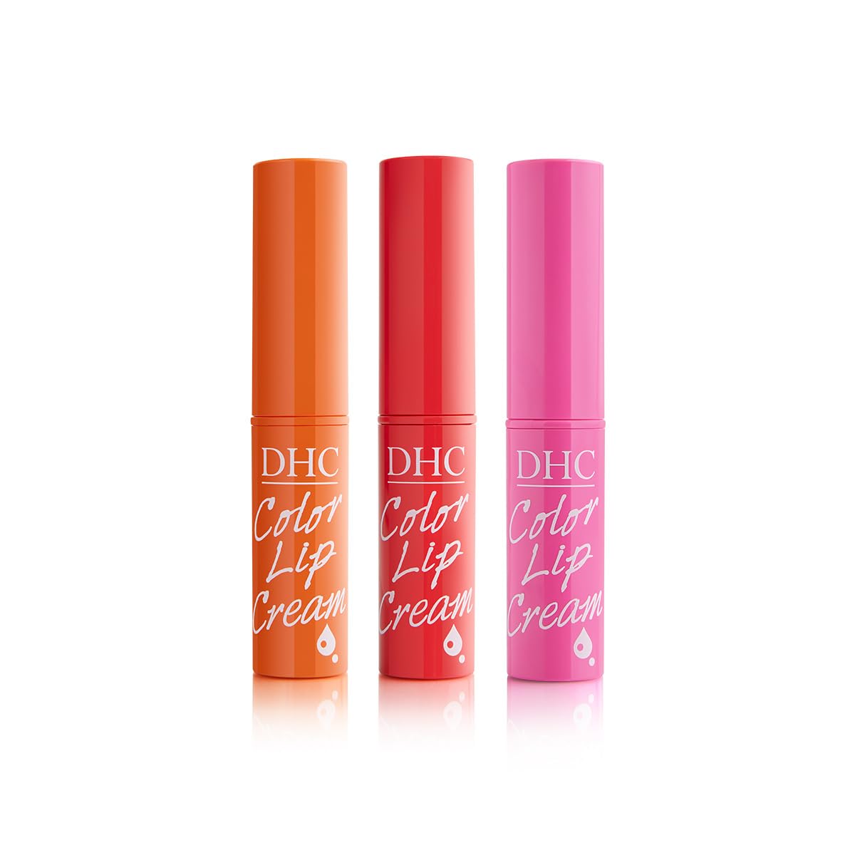 DHC Color Lip Cream 3 Pack – Hydrating Tint Lip Balm with Peptides