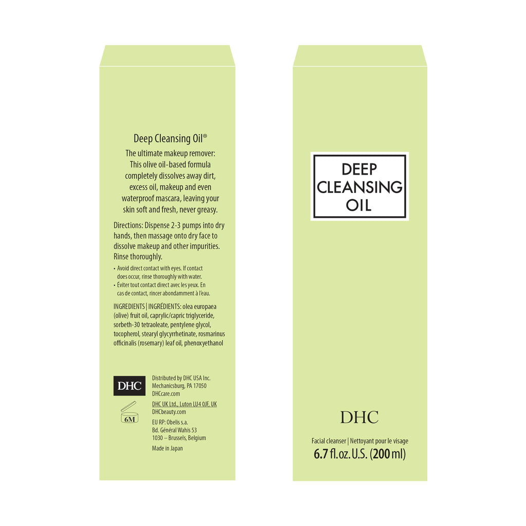 DHC Deep Cleansing Oil & Lip Cream Duo – Makeup Remover and Lip Hydration for All Skin Types