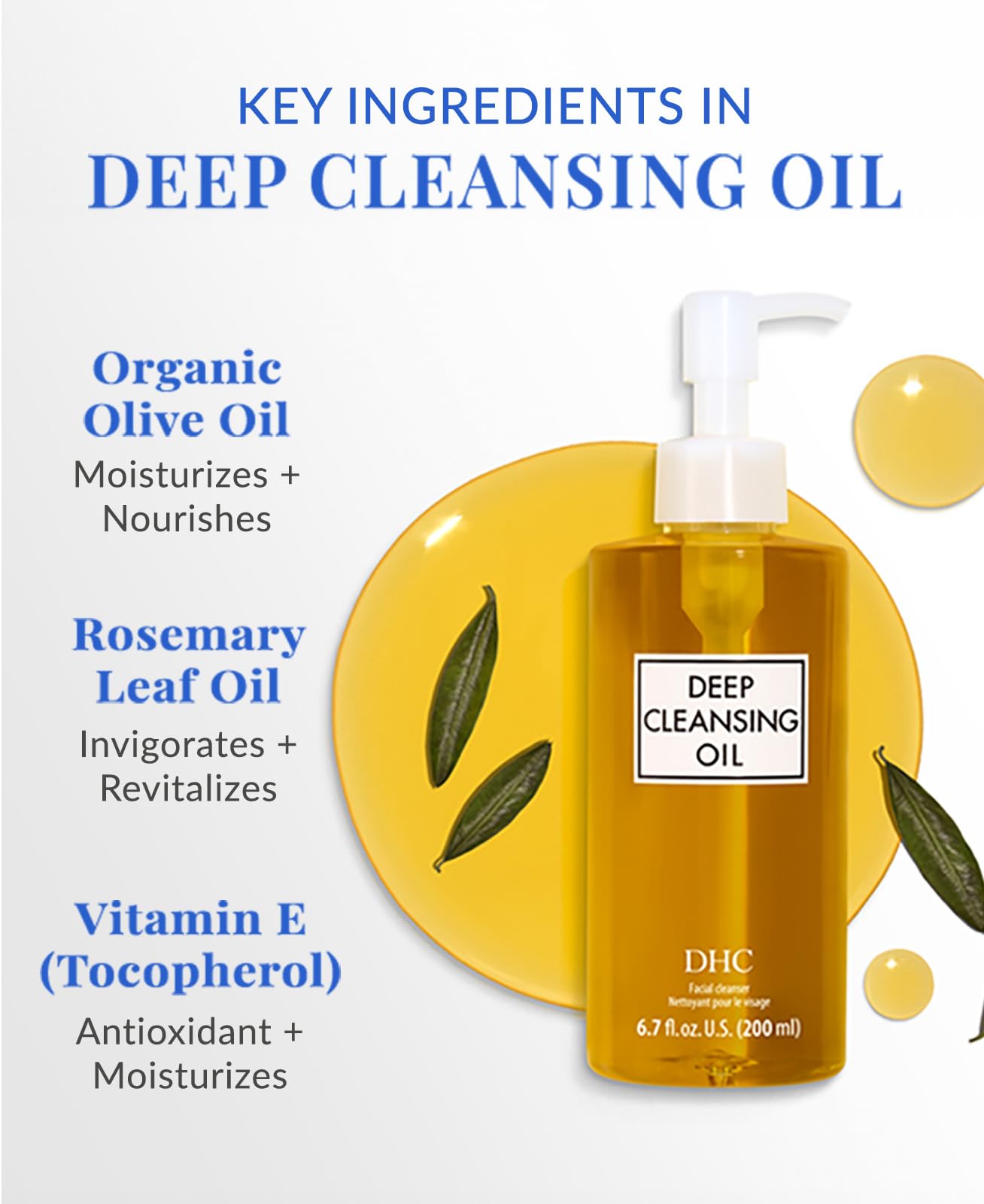 DHC Deep Cleansing Oil & Lip Cream Duo – Makeup Remover and Lip Hydration for All Skin Types
