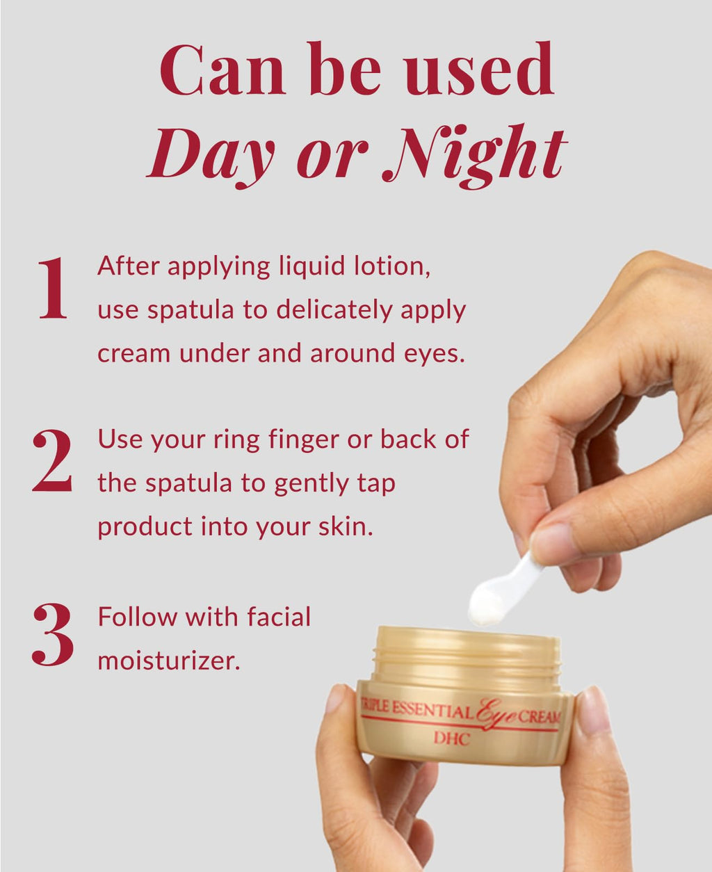 DHC Triple Essential Eye Cream – Hydrating, Firming & Brightening (1 oz)