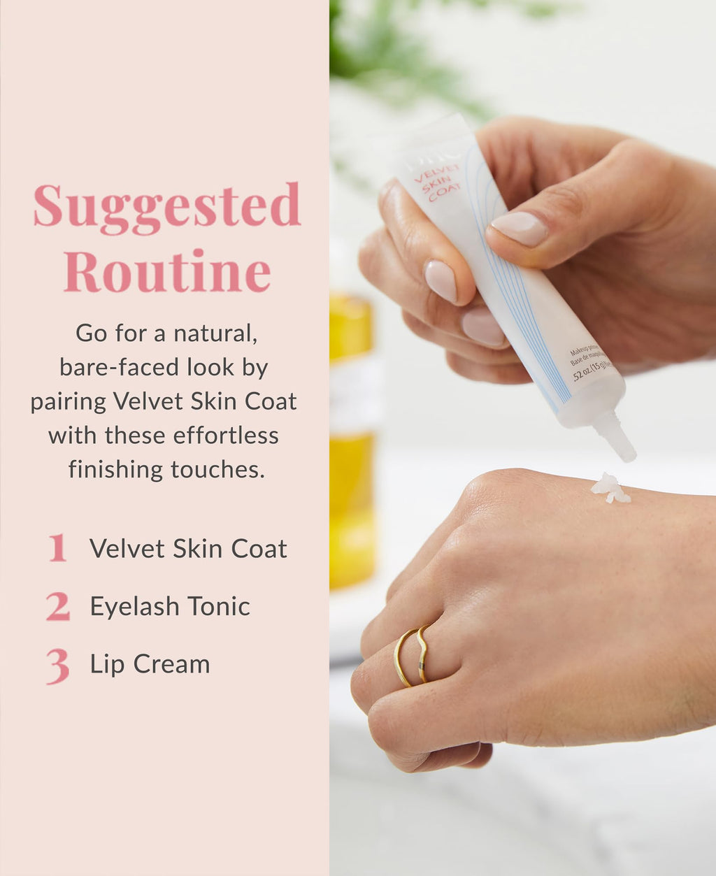 DHC Velvet Skin Coat Primer – Matte Finish, Clear Gel | Full Size + Travel Size