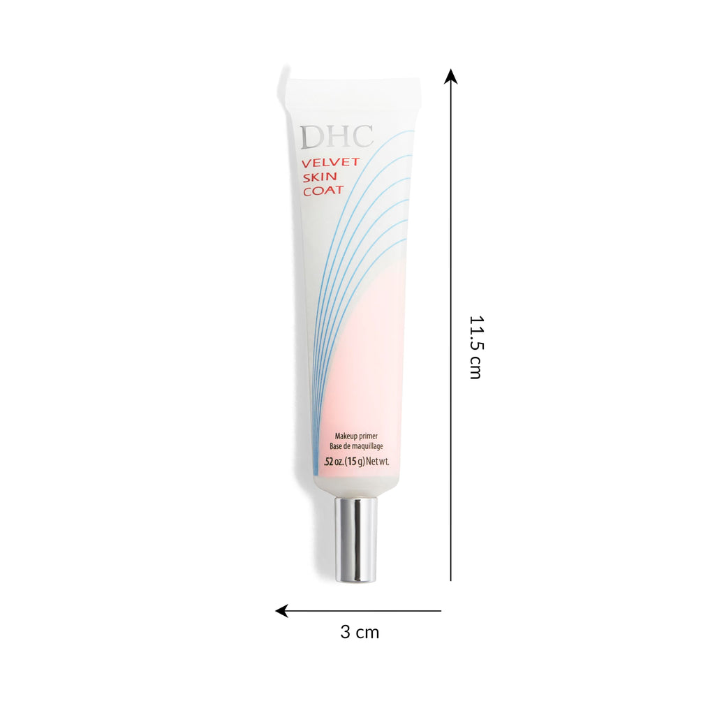 DHC Velvet Skin Coat Primer – Matte Finish, Clear Gel | Full Size + Travel Size