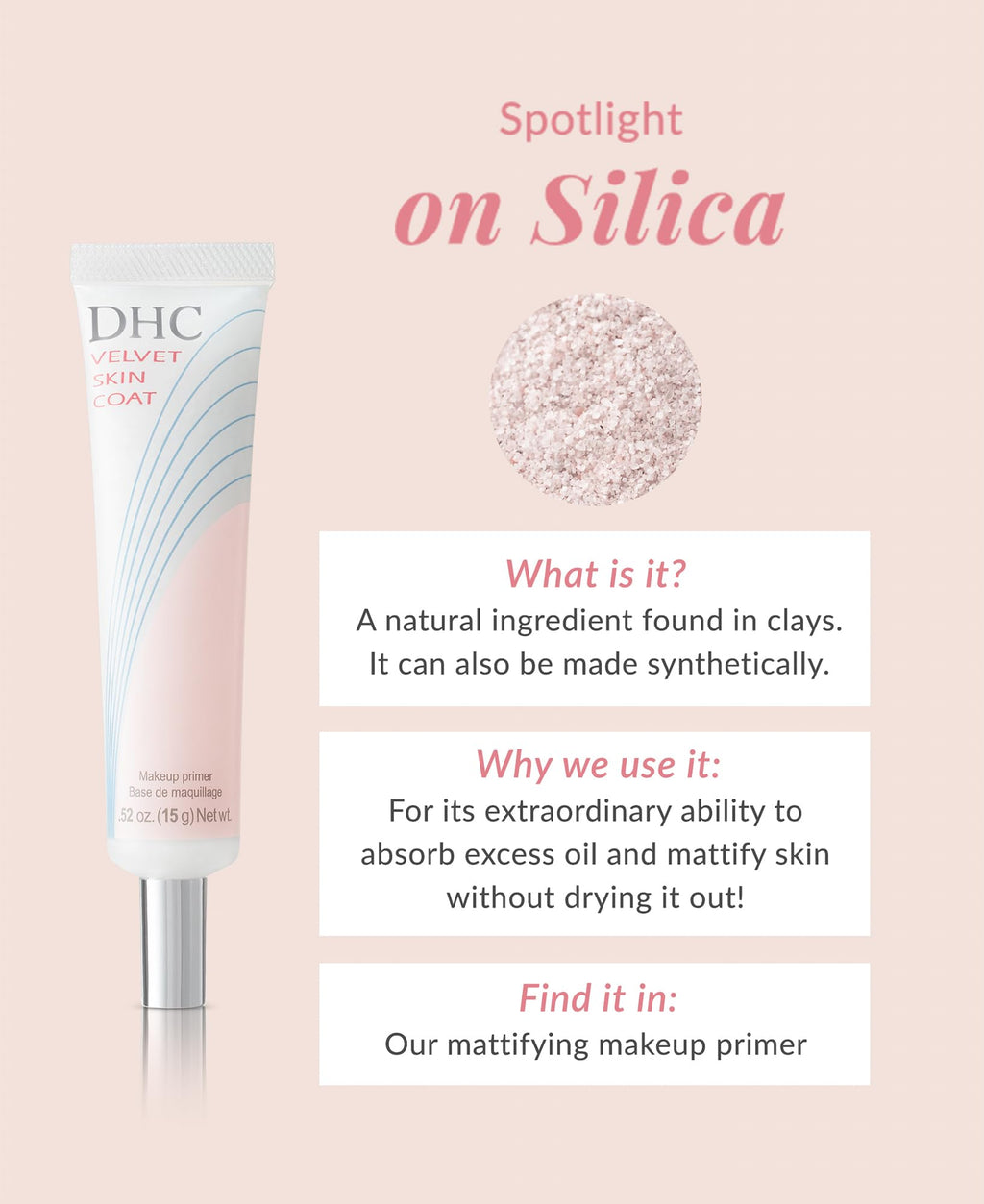 DHC Velvet Skin Coat Primer – Matte Finish, Clear Gel | Full Size + Travel Size
