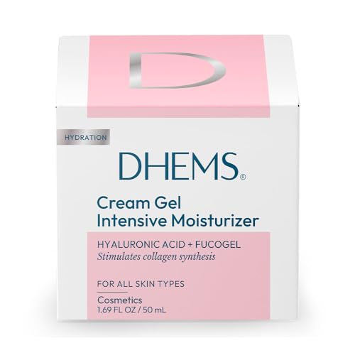 DHEMS Intensive Moisturizing Cream for Face – Hyaluronic Acid, Antioxidants & Hydration | All Skin Types 1.69 oz