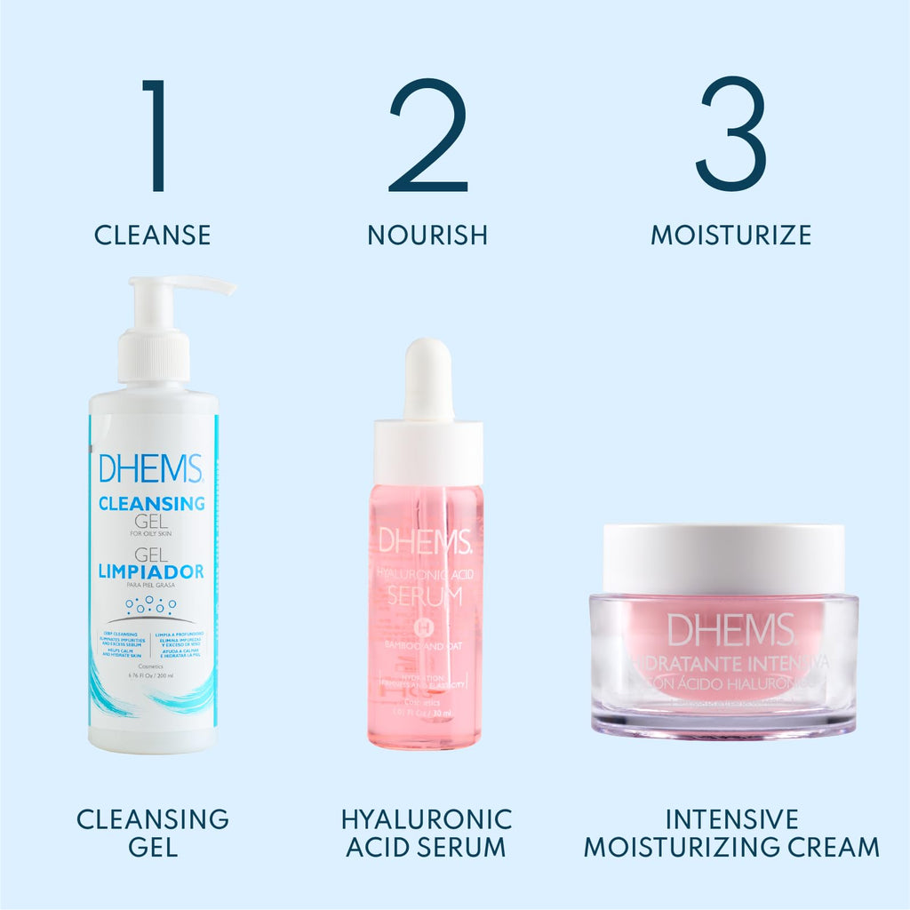 DHEMS Intensive Moisturizing Cream for Face – Hyaluronic Acid, Antioxidants & Hydration | All Skin Types 1.69 oz