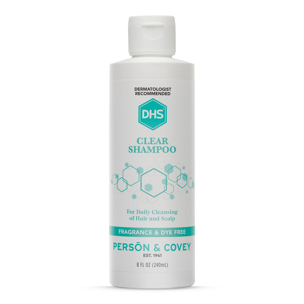 DHS Clear Shampoo – Fragrance-Free, Irritant-Free for Sensitive Scalp (8 oz)