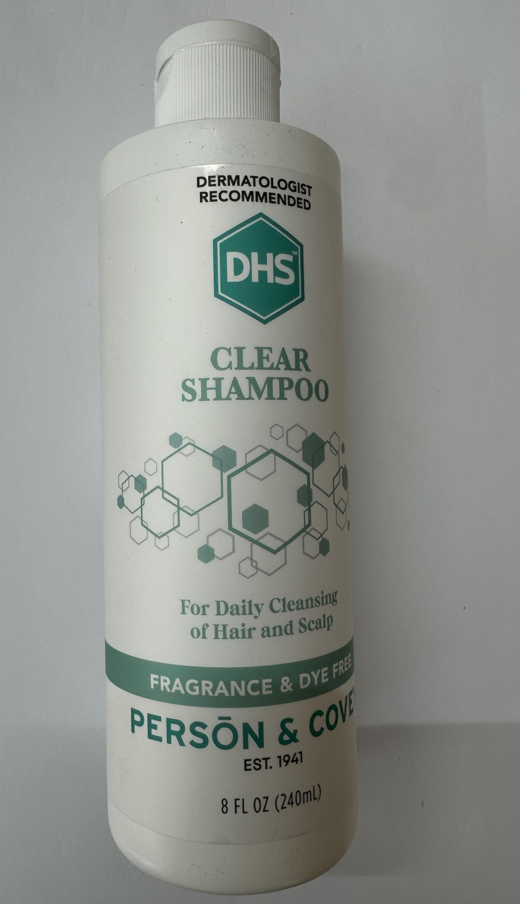 DHS Clear Shampoo – Fragrance-Free Daily Hair & Scalp Cleanser (Pack of 3)