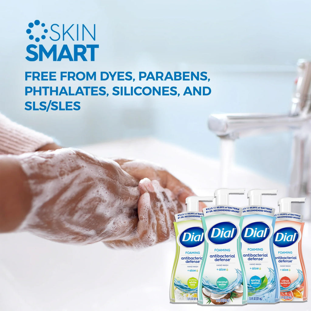 Dial Complete Foaming Anti-Bacterial Hand Wash 4-Pack - Assorted Scents, 7.5 oz Each