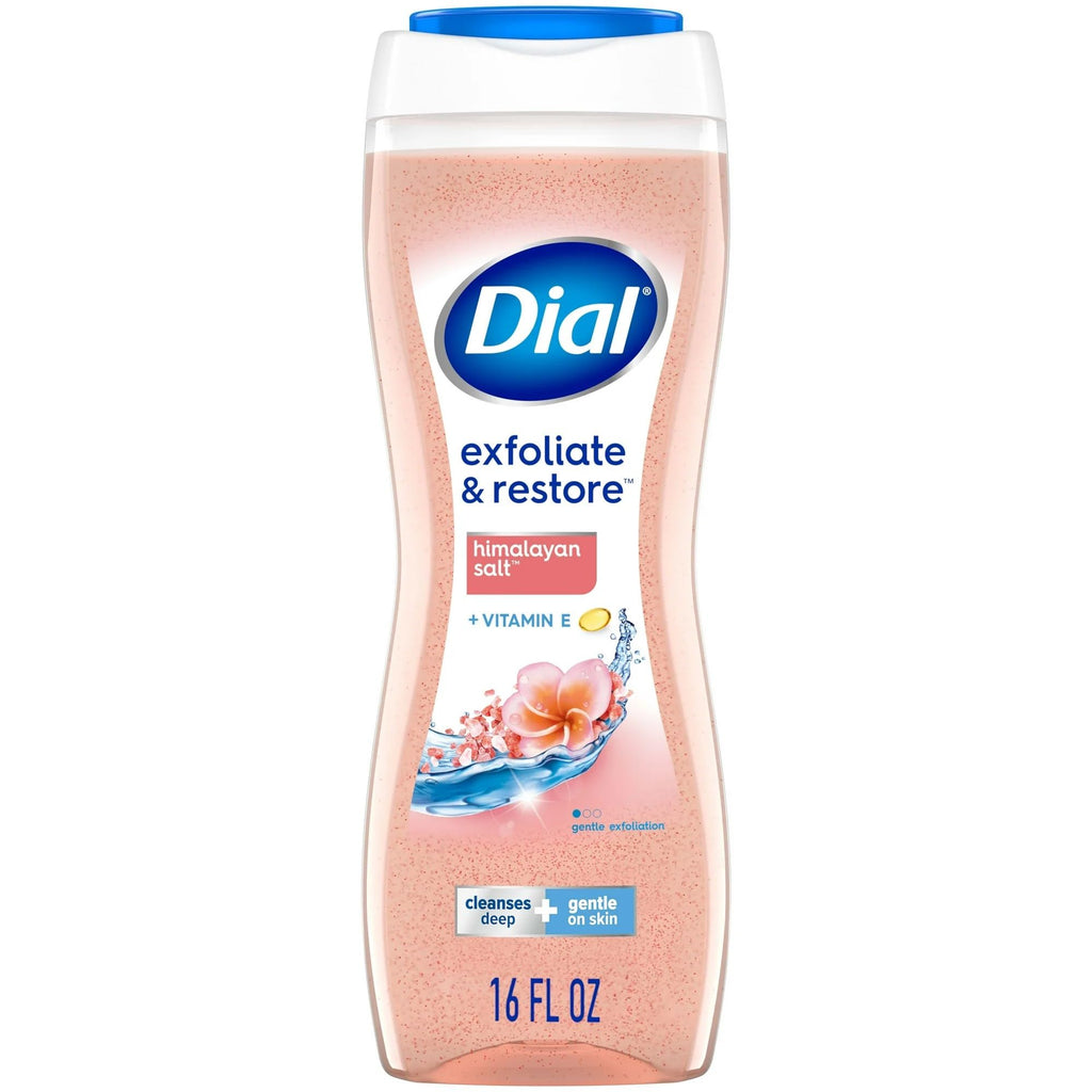 Dial Enriching Body Wash with Himalayan Salt – Hydrating 4-Pack (16 oz each)